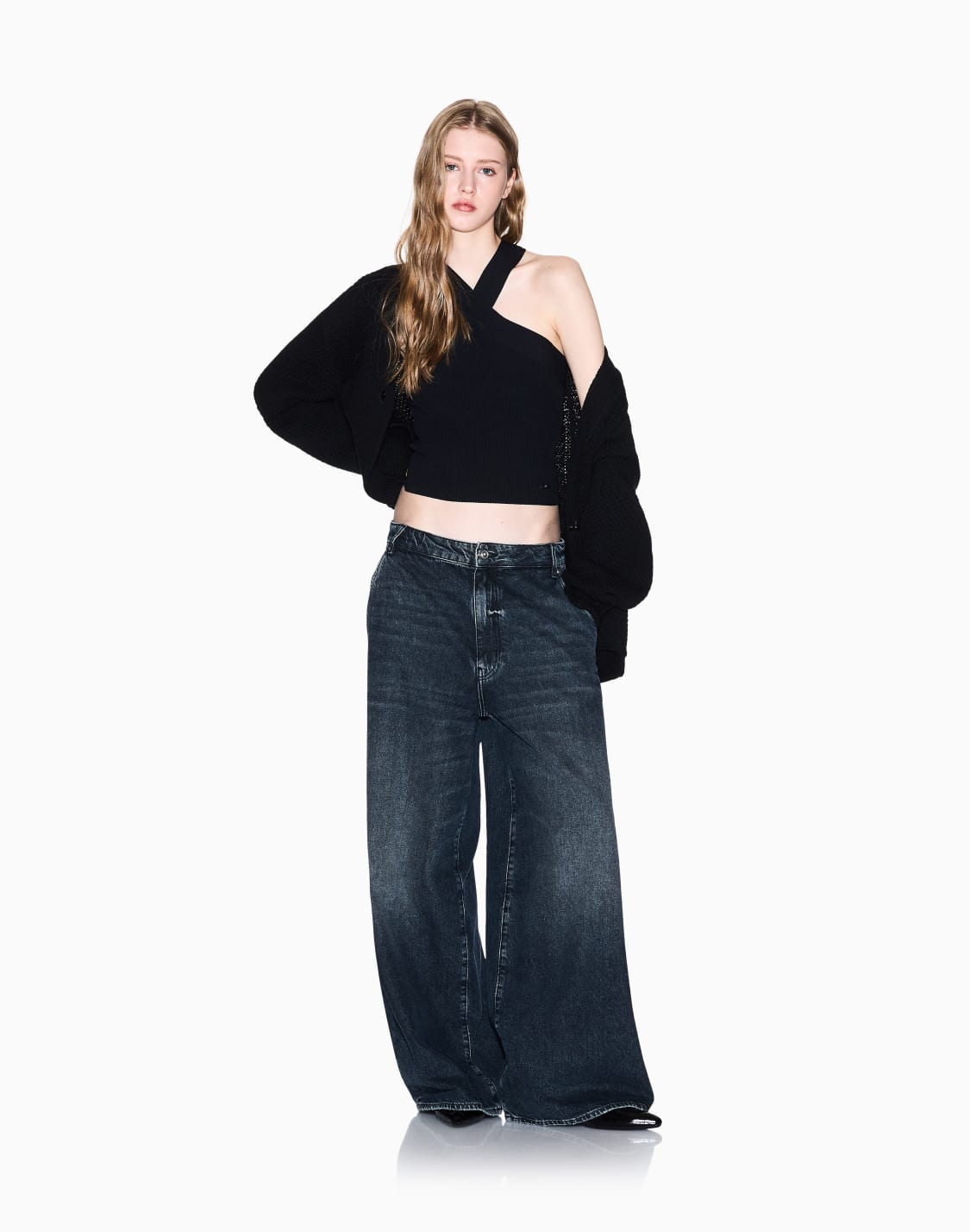 tops-en-tricot-noir--armani-exchange