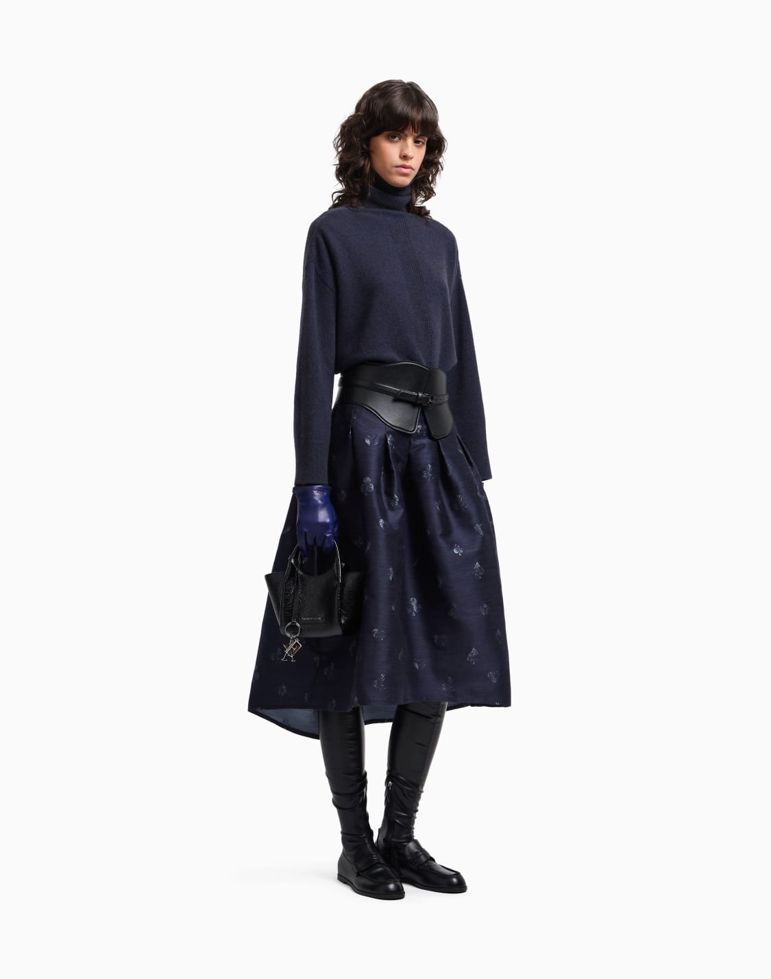 jeu-de-cartes-motif-wool-blend-jacquard-skirt-with-godet-pleats-blue--emporio-armani
