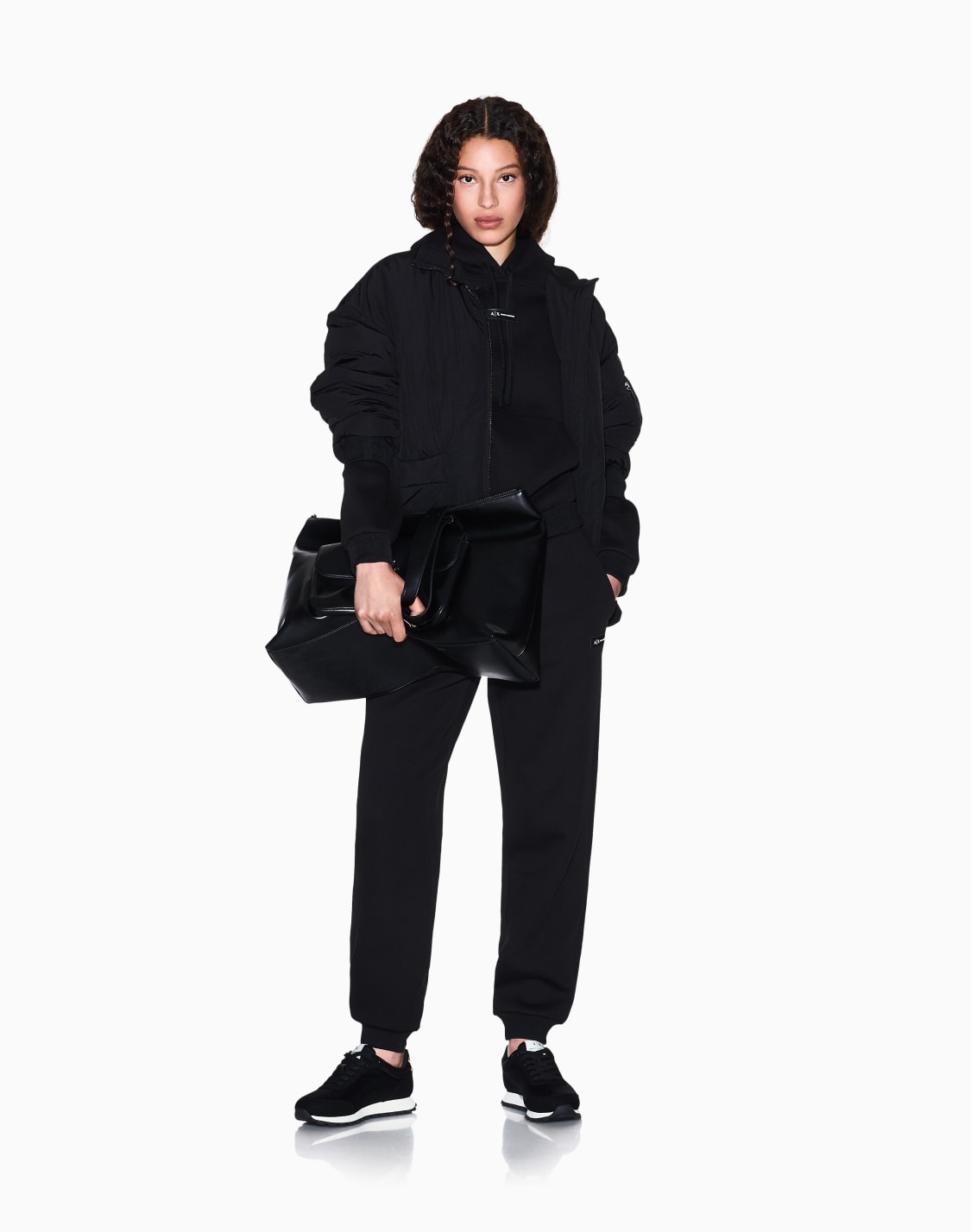hoodies-black--armani-exchange