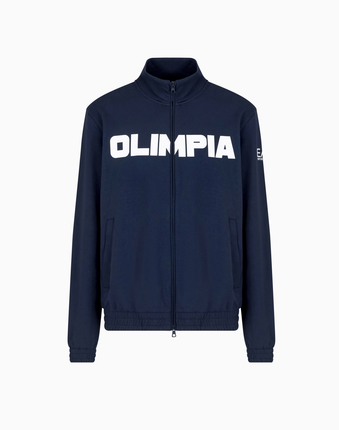 olimpia-milano-sweatshirt-mit-reiverschluss-aus-baumwolljersey-marineblau--ea7