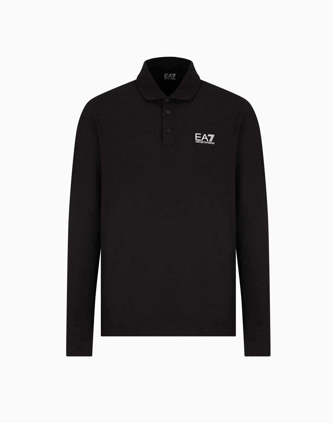 core-identity-stretch-cotton-long-sleeved-polo-shirt-black--ea7