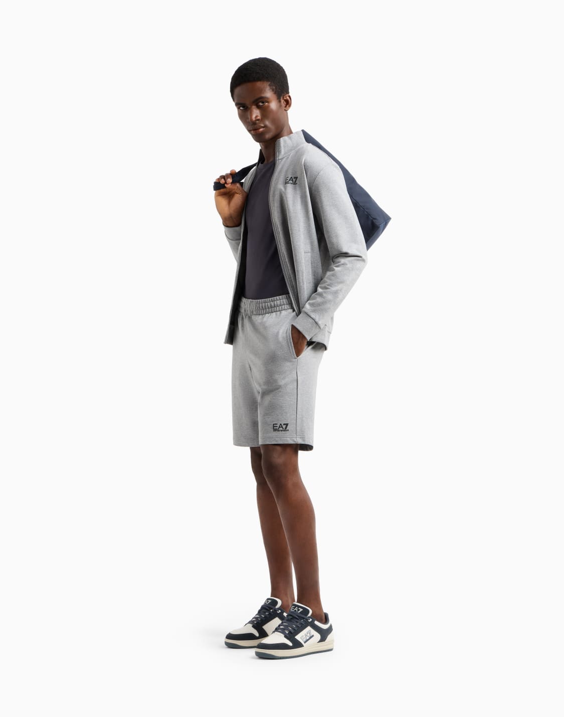 bermudas-core-identity-de-algodn-gris--ea7
