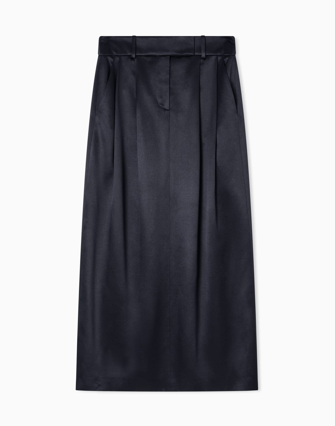 midirock-aus-tussah-seiden-satin-schwarz--giorgio-armani