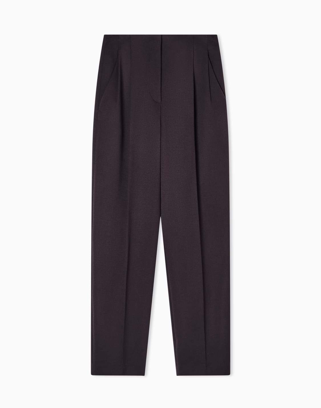 pantalon-une-pince-en-laine-marron--giorgio-armani