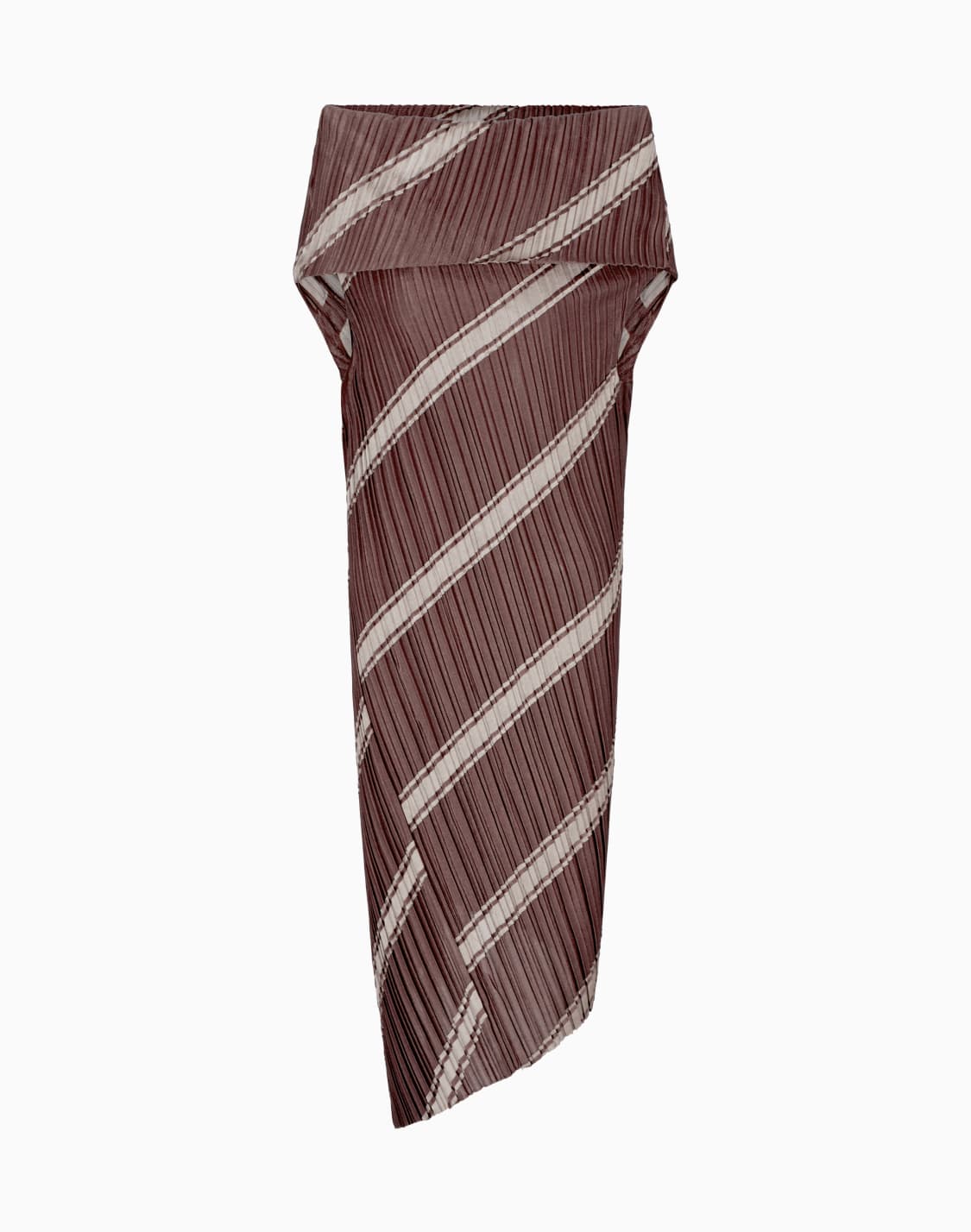 abito-longuette-in-jersey-bicolore-pliss-marrone--giorgio-armani