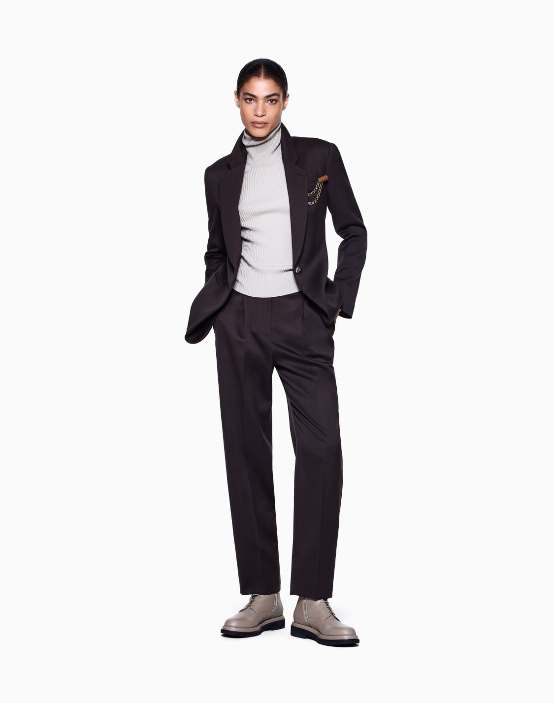 einreihiger-blazer-aus-wolle-braun--giorgio-armani