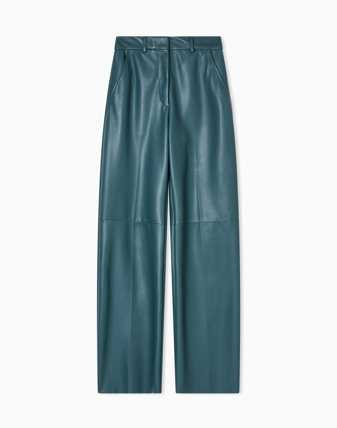 pantaloni-palazzo-in-nappa-di-agnello-guanteria-verde--emporio-armani