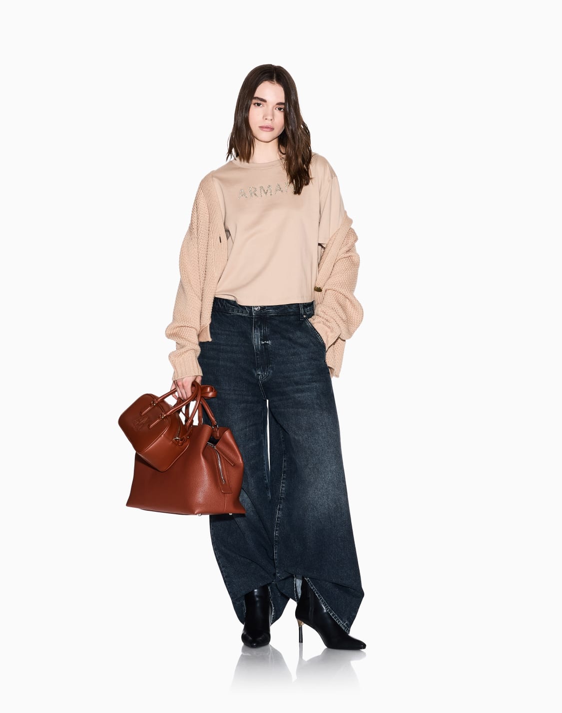 cropped-t-shirts-camel--armani-exchange