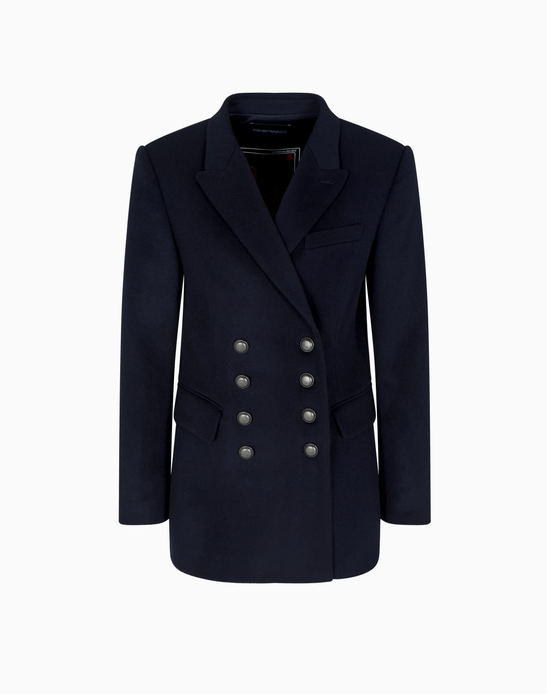 ダブルブレストジャケット-コンパクトウルカシミア-ネイビブル--emporio-armani