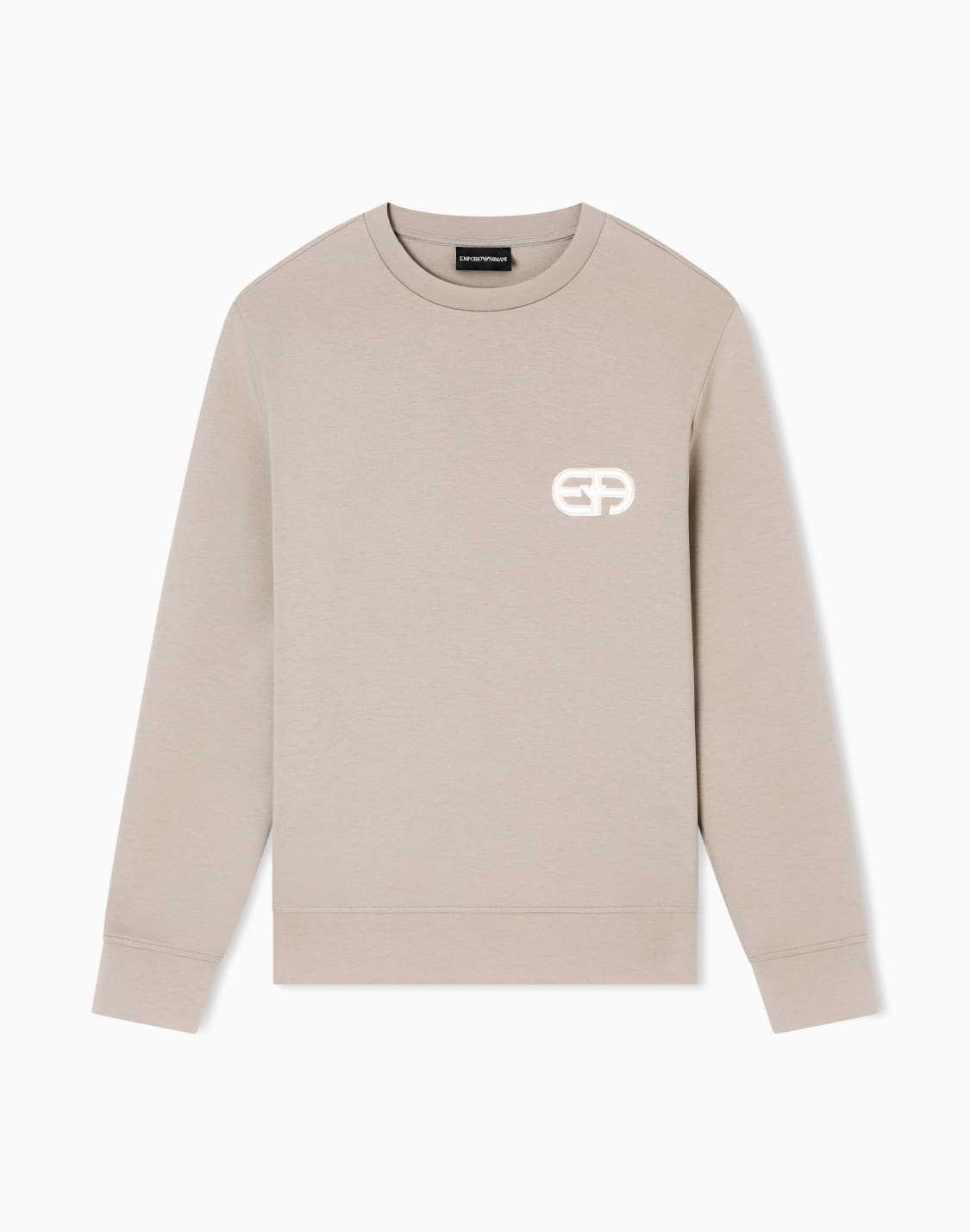 sweat-shirt-en-jersey-double-avec-logo-ea-brod-en-relief-beige--emporio-armani