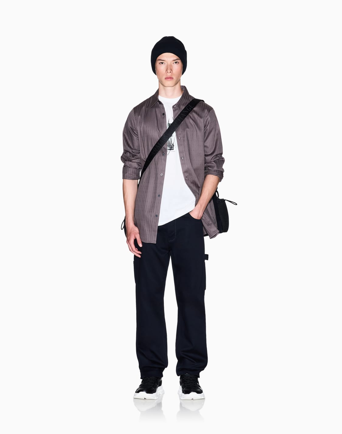 jacquard-baumwollhemd-im-regular-fit-grau--armani-exchange