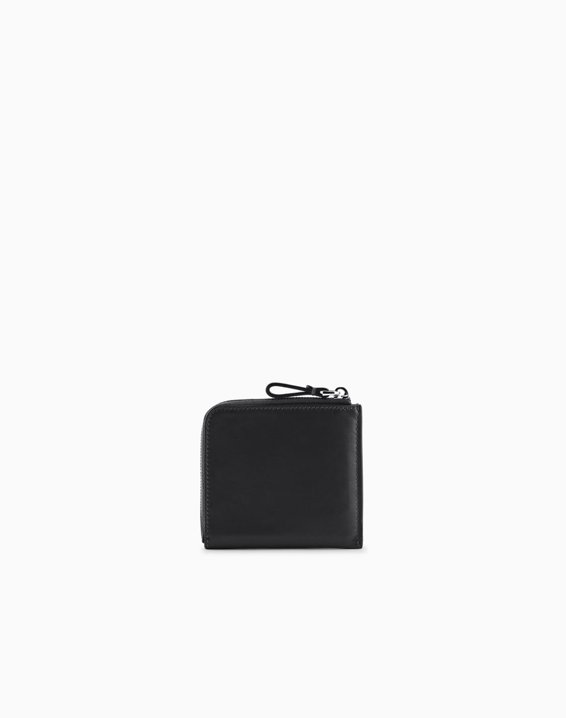 ラウンドジップウォレット-ナッパレザ-ブラック--giorgio-armani