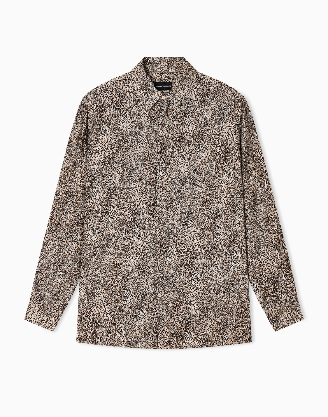 fluid-fabric-shirt-with-animal-print-patterned--emporio-armani