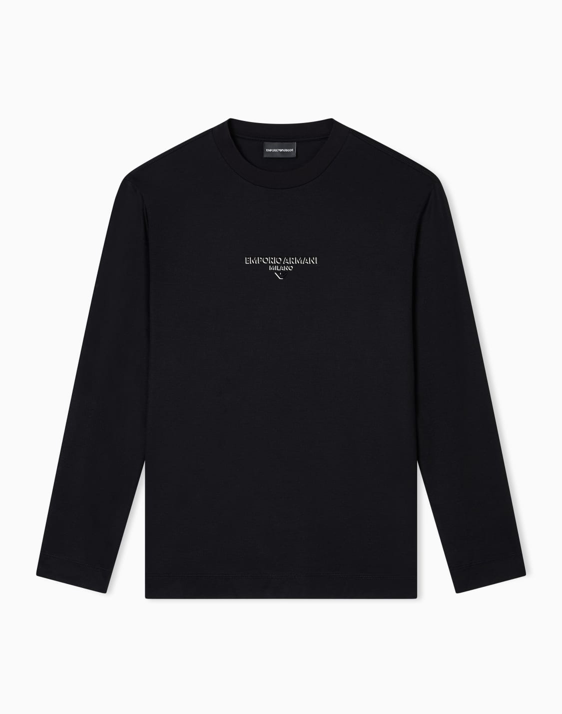 セタ-リヨセル混紡ジャジ-3dエフェクトロゴ-ブラック--emporio-armani