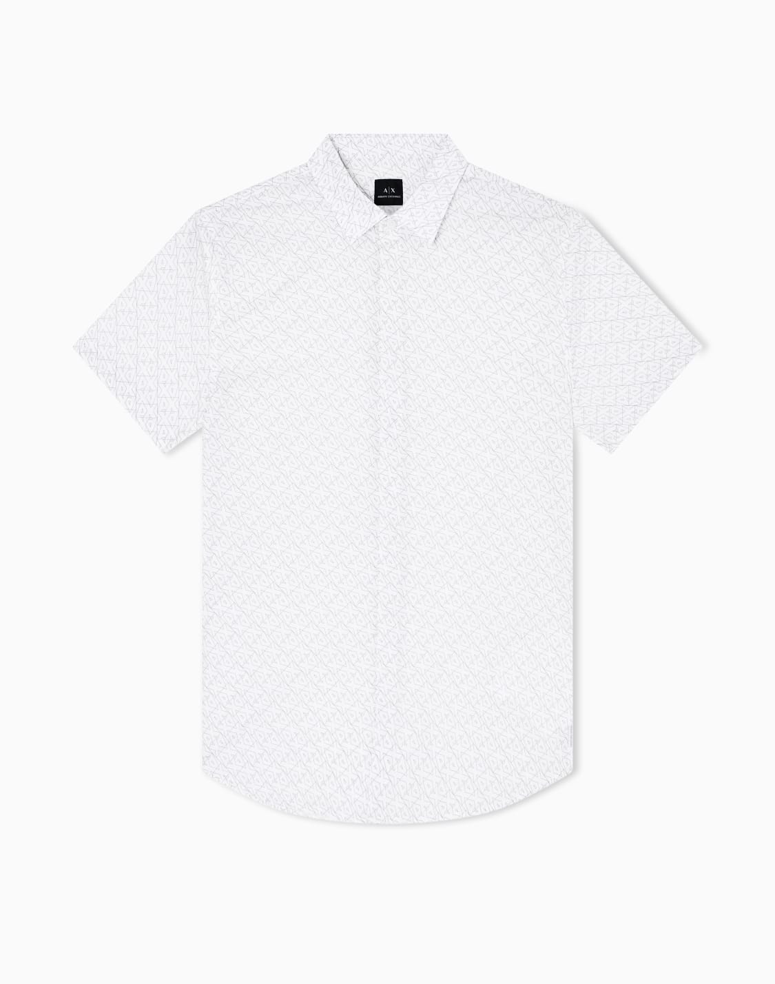 slim-fit-kurzarmhemd-wei--armani-exchange