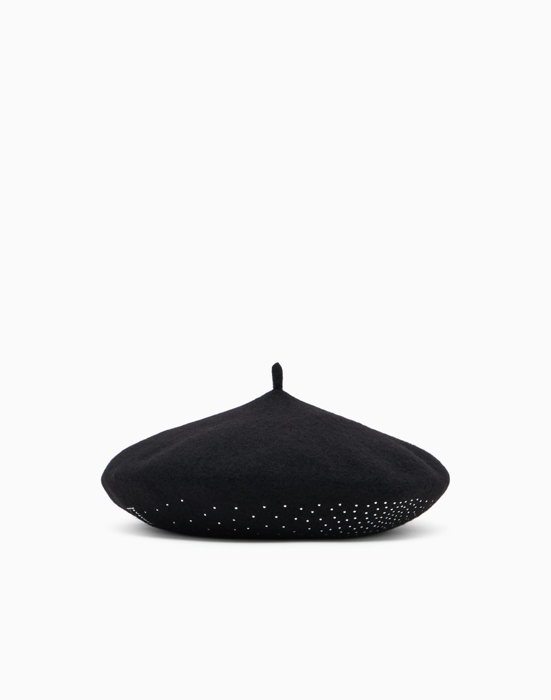 bret-en-laine-avec-logo-en-micro-clous-noir--emporio-armani