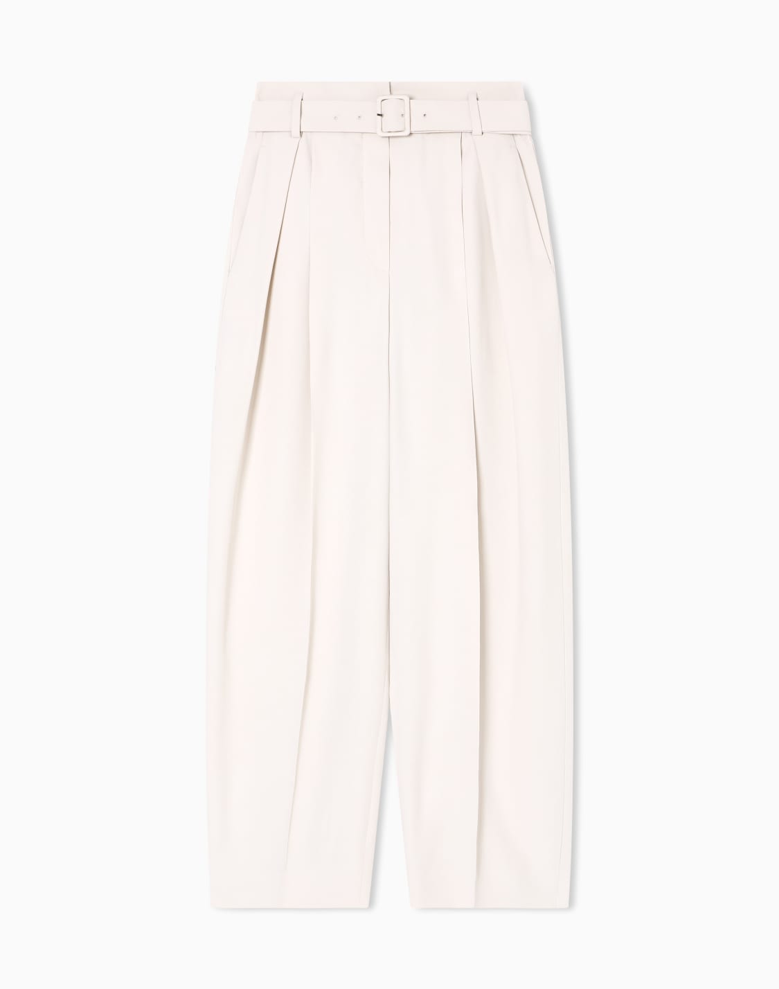 pantalones-con-pliegues-y-cinturn-de-envers-satn-beige--emporio-armani