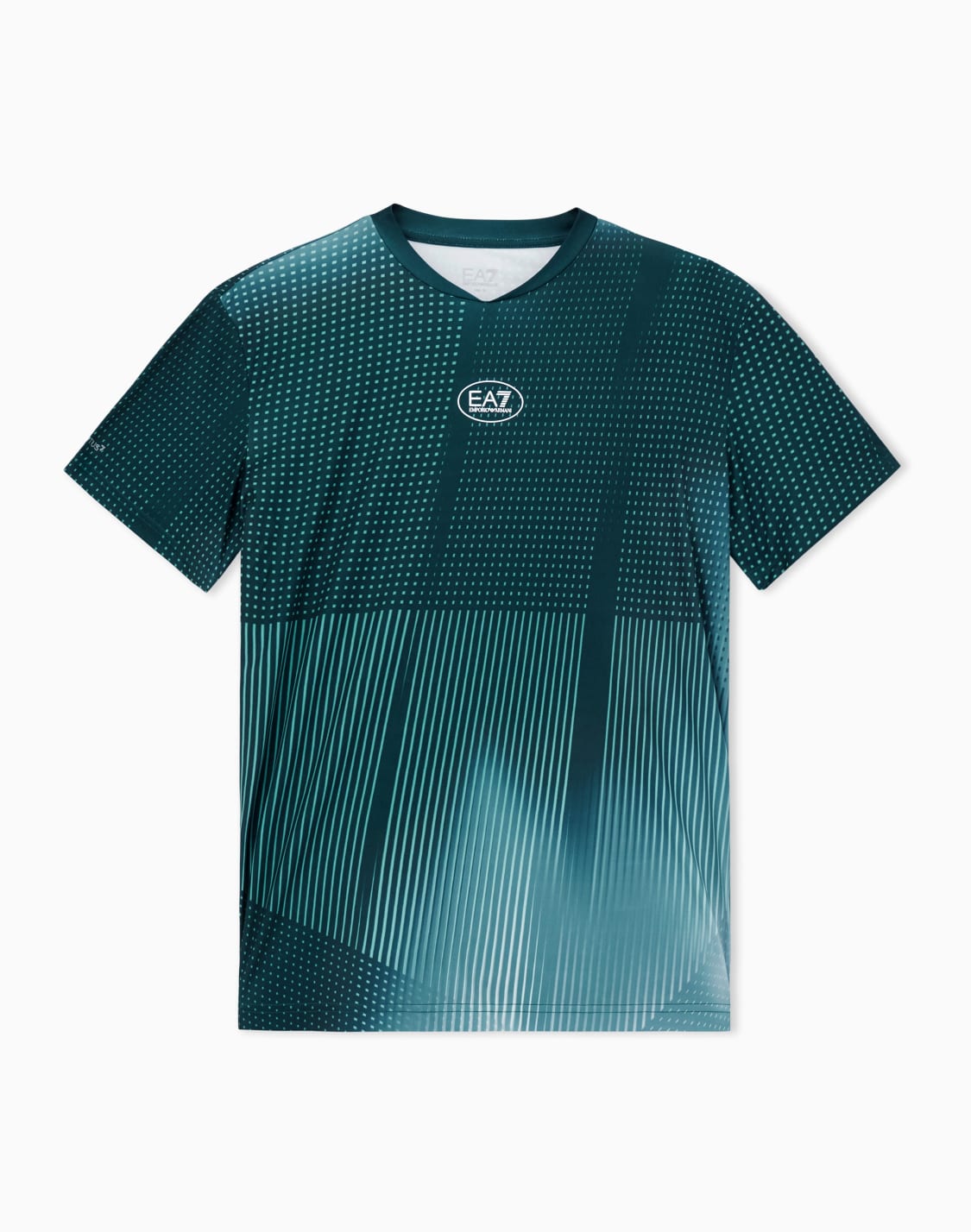 tennis-pro-クルネックtシャツ-ventus7テクニカルファブリック-グリン--ea7