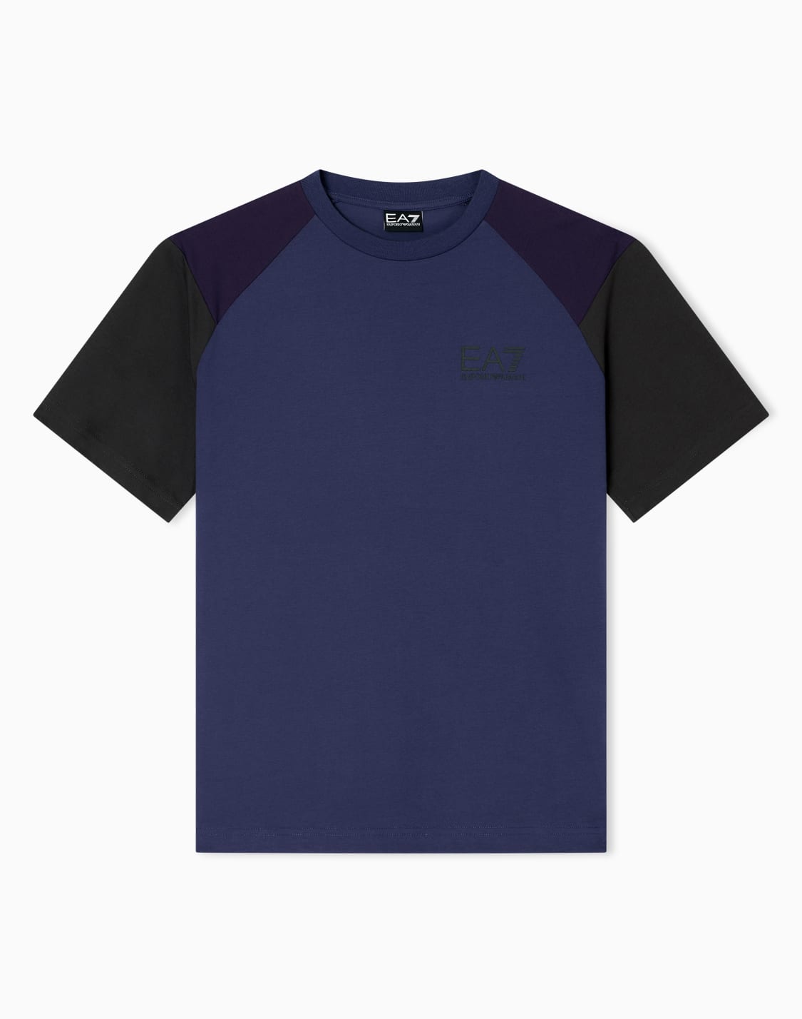 t-shirt-girocollo-athletic-colour-block-in-misto-cotone-organico-asv-viola--ea7