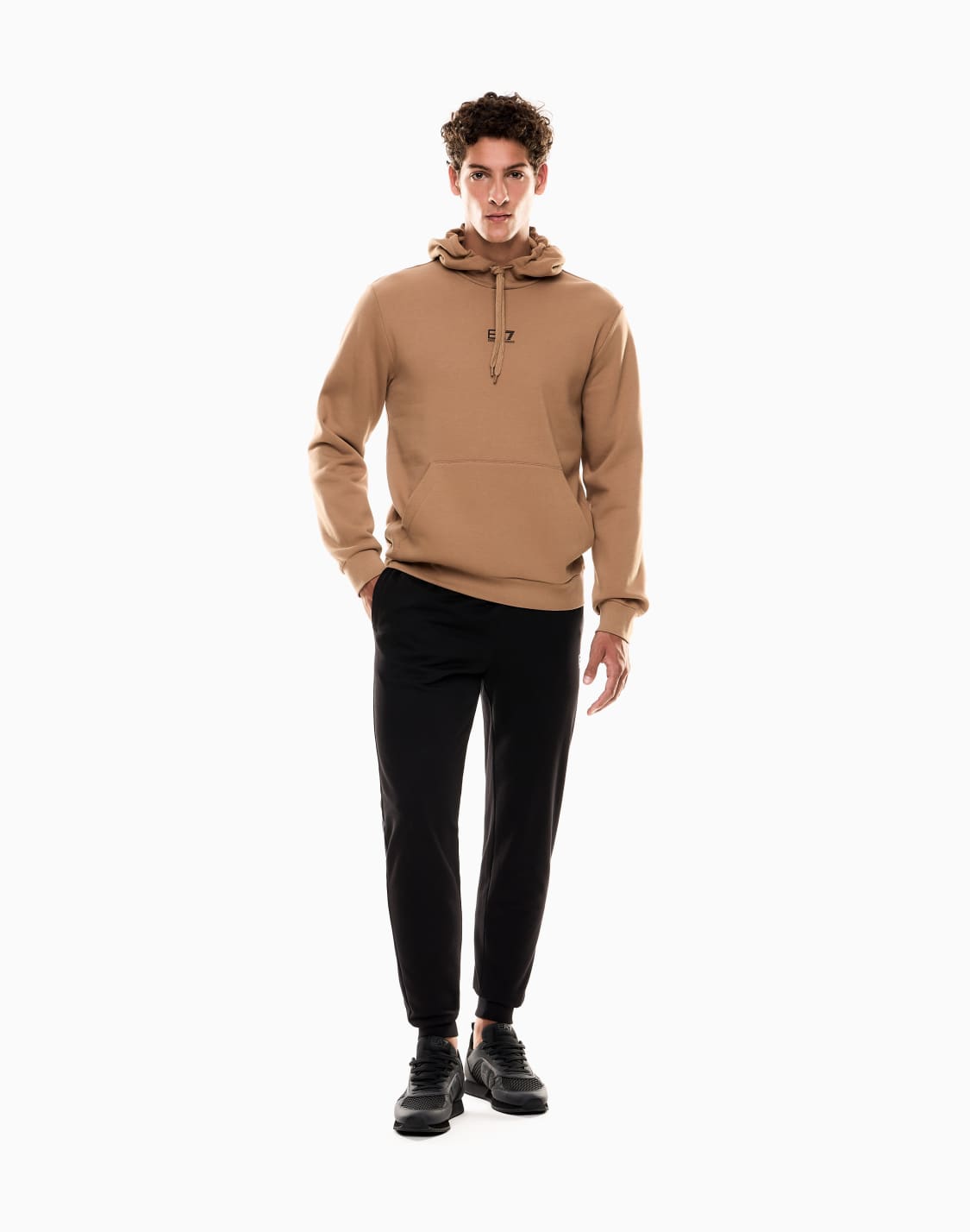 core-identity-cotton-blend-hooded-sweatshirt-beige--ea7