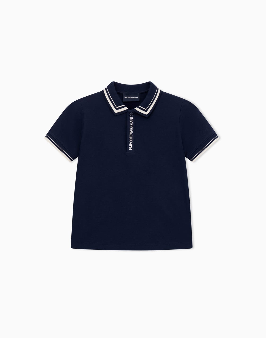 polo-en-jersey-piqu-avec-passepoil-bleu-marine--emporio-armani