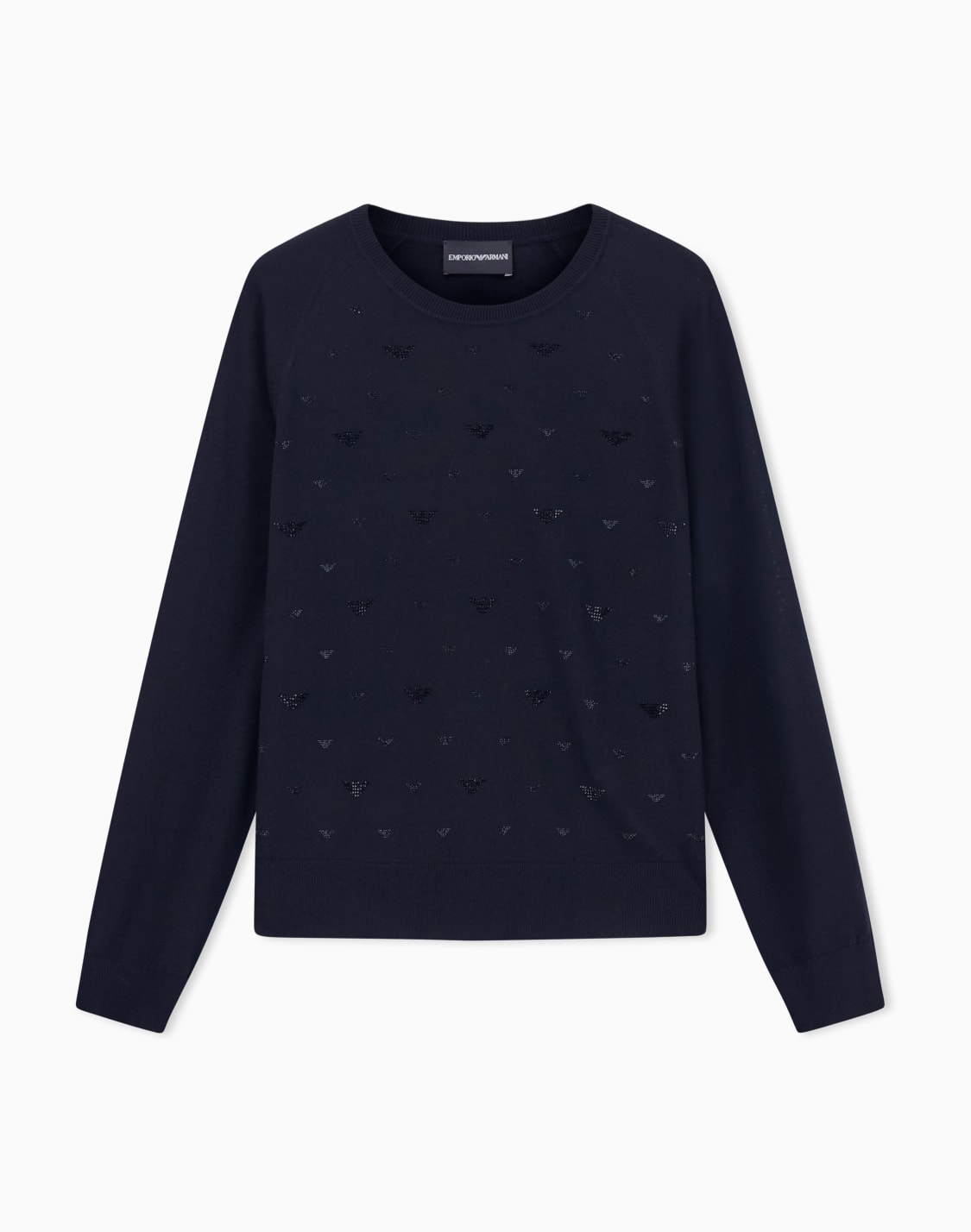pull-en-laine-vierge-rase-avec-micro-strass-noir--emporio-armani