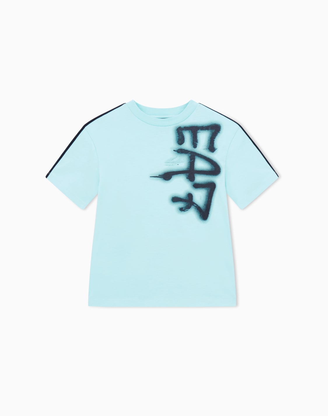 logo-series-boy-pure-cotton-crew-neck-t-shirt-with-graffiti-print-light-blue--ea7