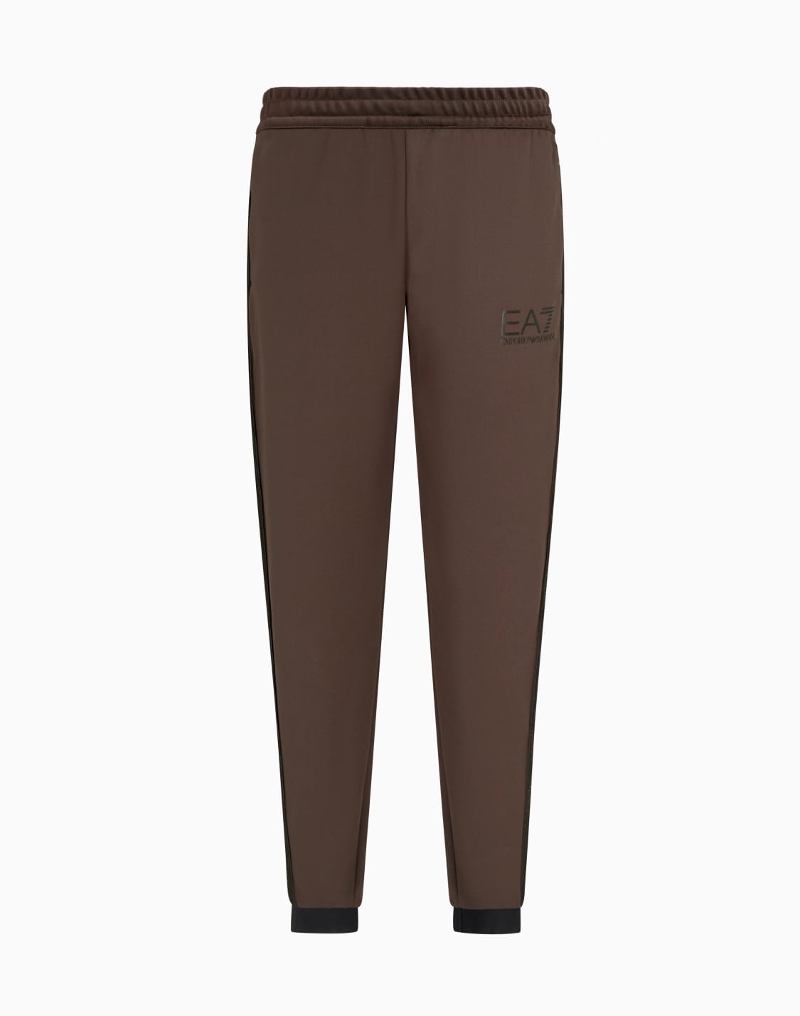 pantalon-en-serg-technique-stretch-gold-label-marron--ea7