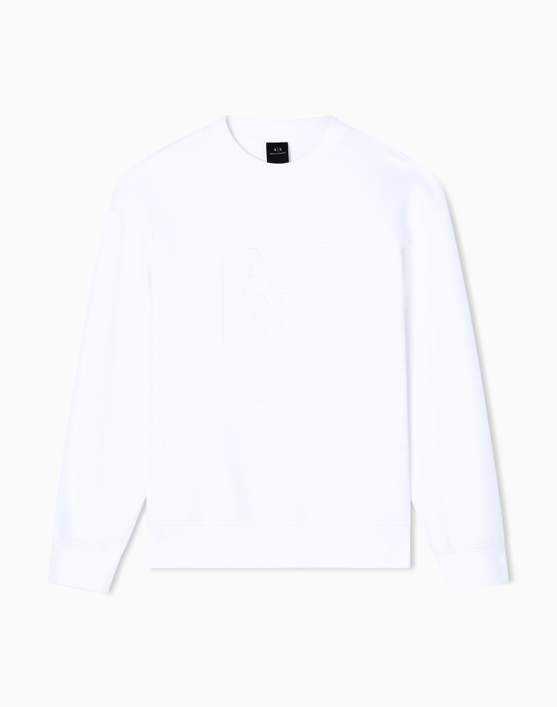 sweatshirt-with-embossed-logo-white--armani-exchange