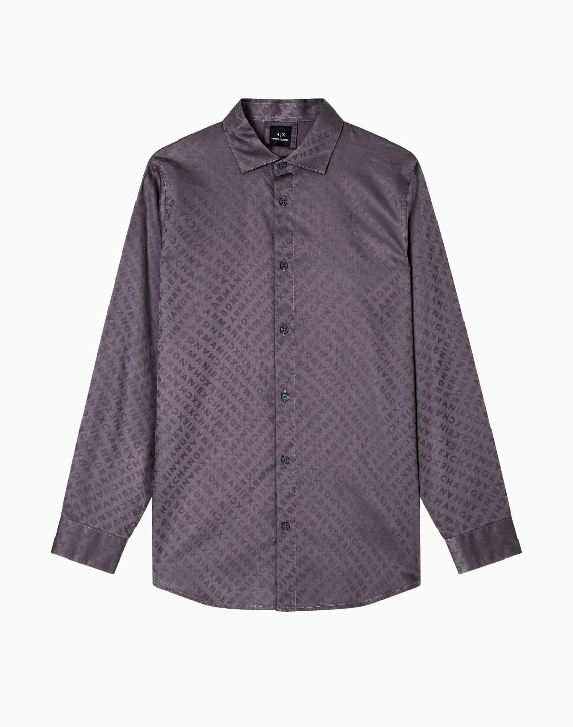 hemd-im-regular-fit-mit-allover-logo-grau--armani-exchange