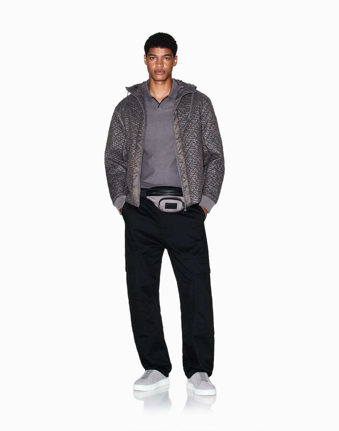polo-shirts-gris--armani-exchange