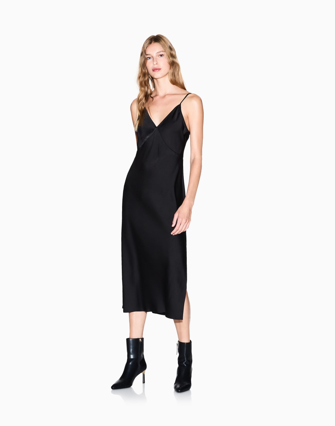 abito-midi-in-raso-lucido-nero--armani-exchange