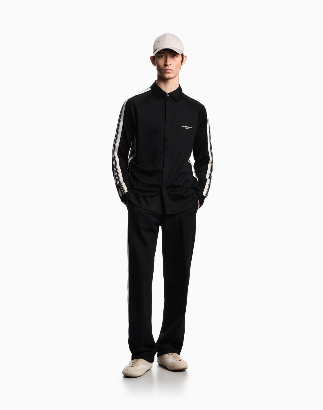 asv-slim-fit-shirt-in-lyocell-blend-jersey-with-bands-black--emporio-armani