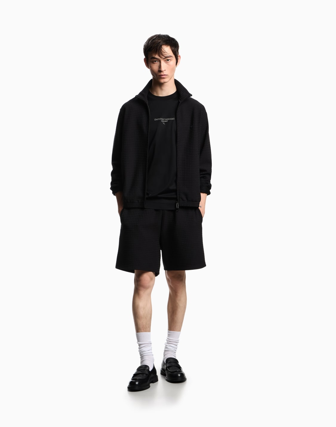 セタ-リヨセル混紡ジャジ-3dエフェクトロゴ-ブラック--emporio-armani