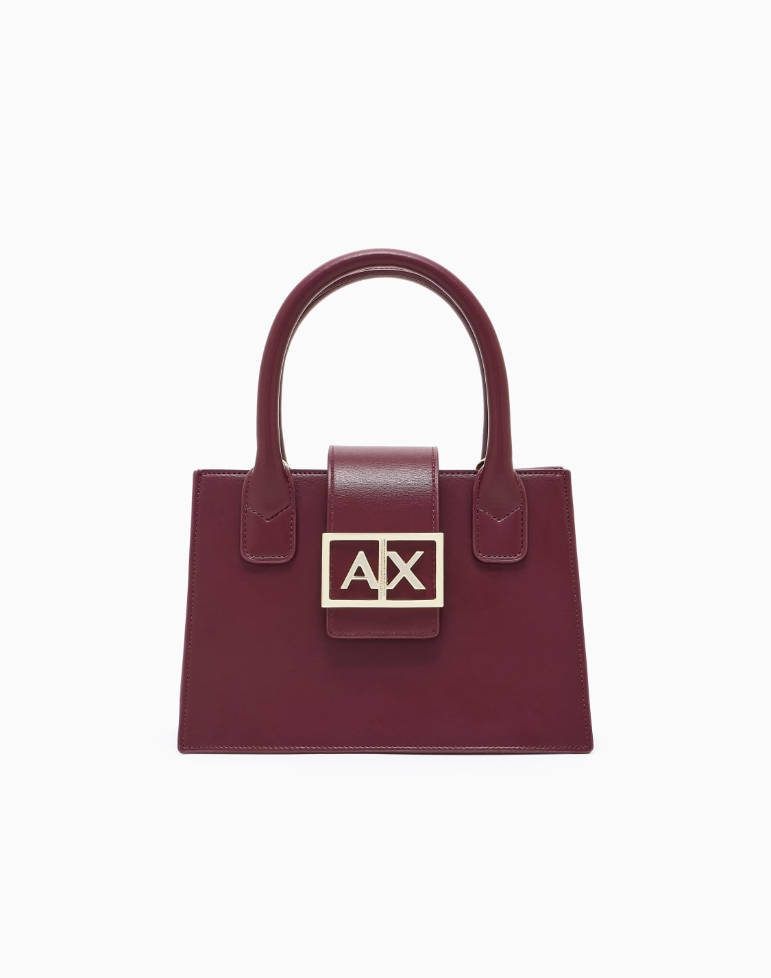 asv-kleine-trapez-handtasche-burgunderrot--armani-exchange