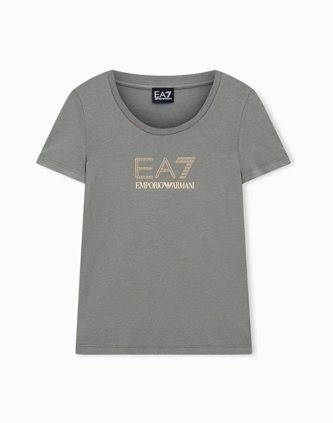 evolution-stretch-cotton-and-modal-blend-t-shirt-with-oversized-logo-green--ea7