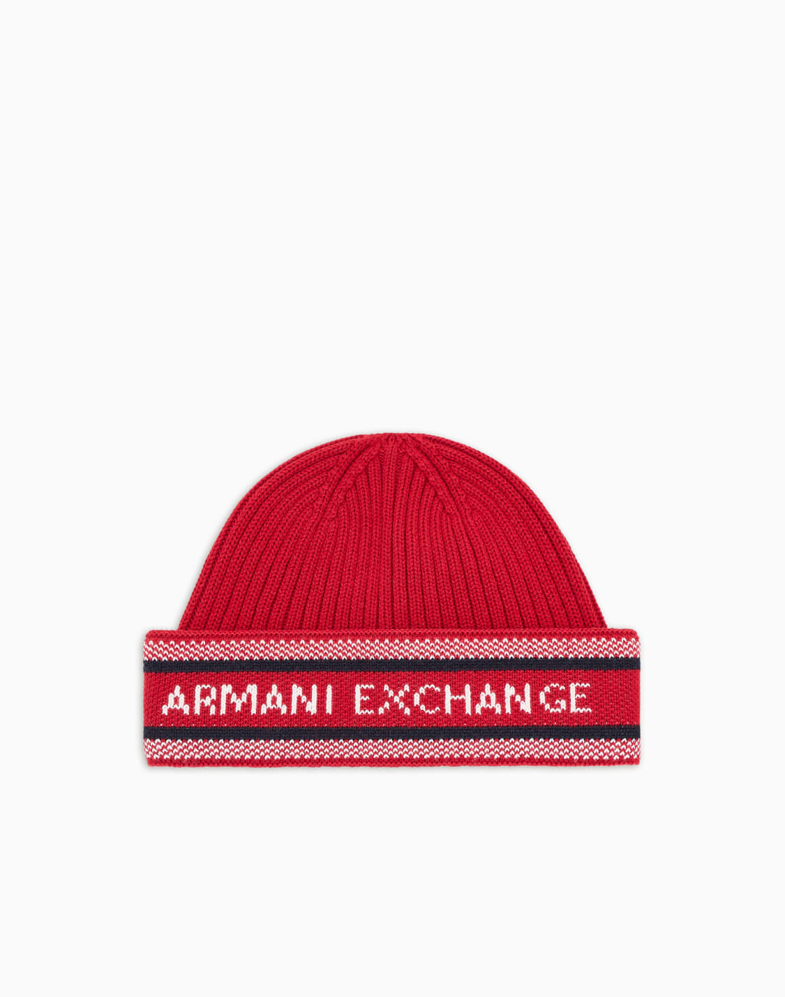 beanies-red--armani-exchange