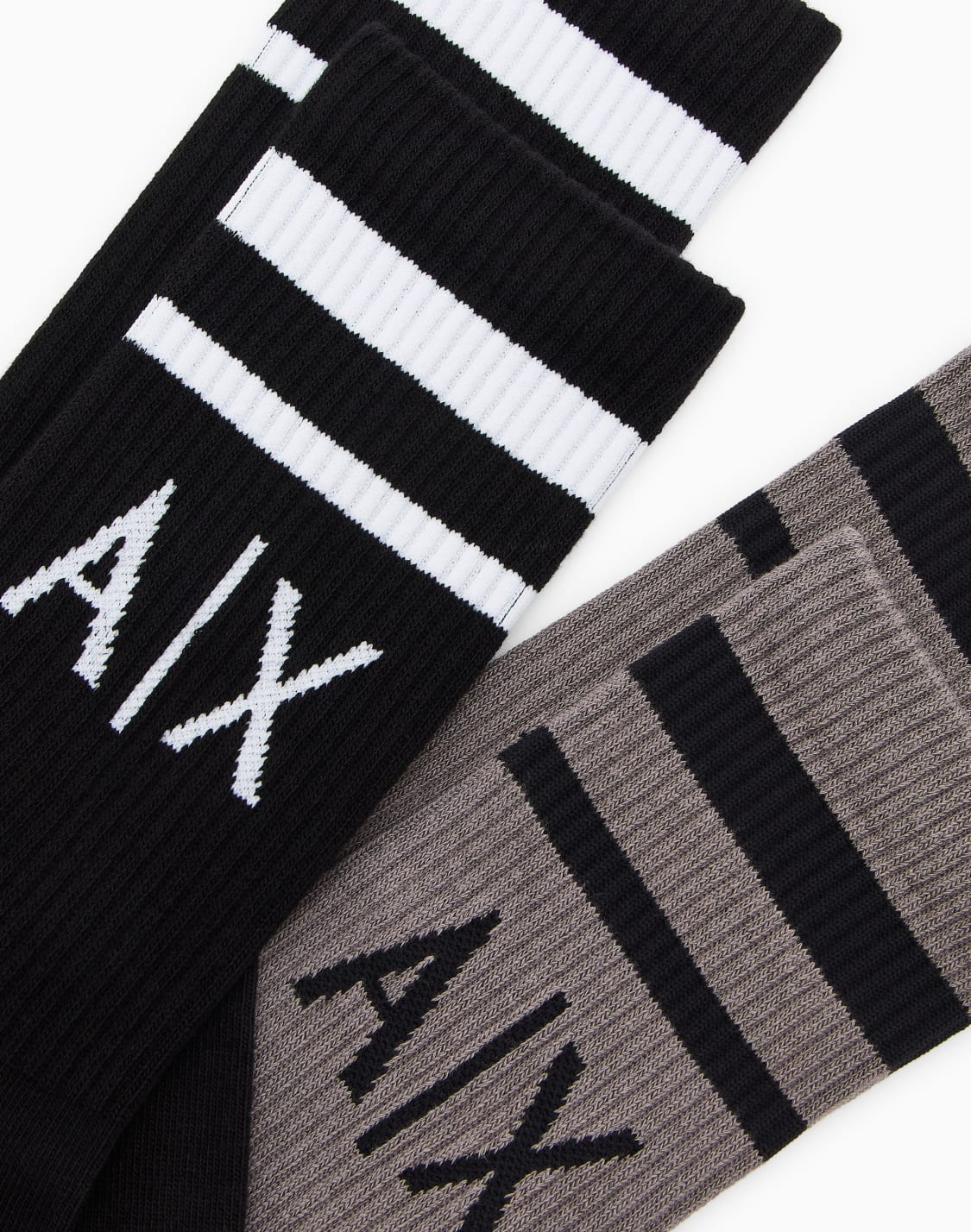 pack-of-2-pairs-of-socks-with-logo-grey--armani-exchange