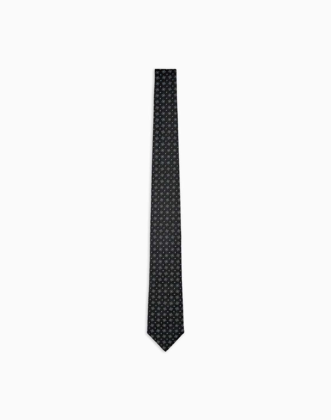 krawatte-aus-seiden-jacquard-mit-geometrischem-muster-schwarz--giorgio-armani