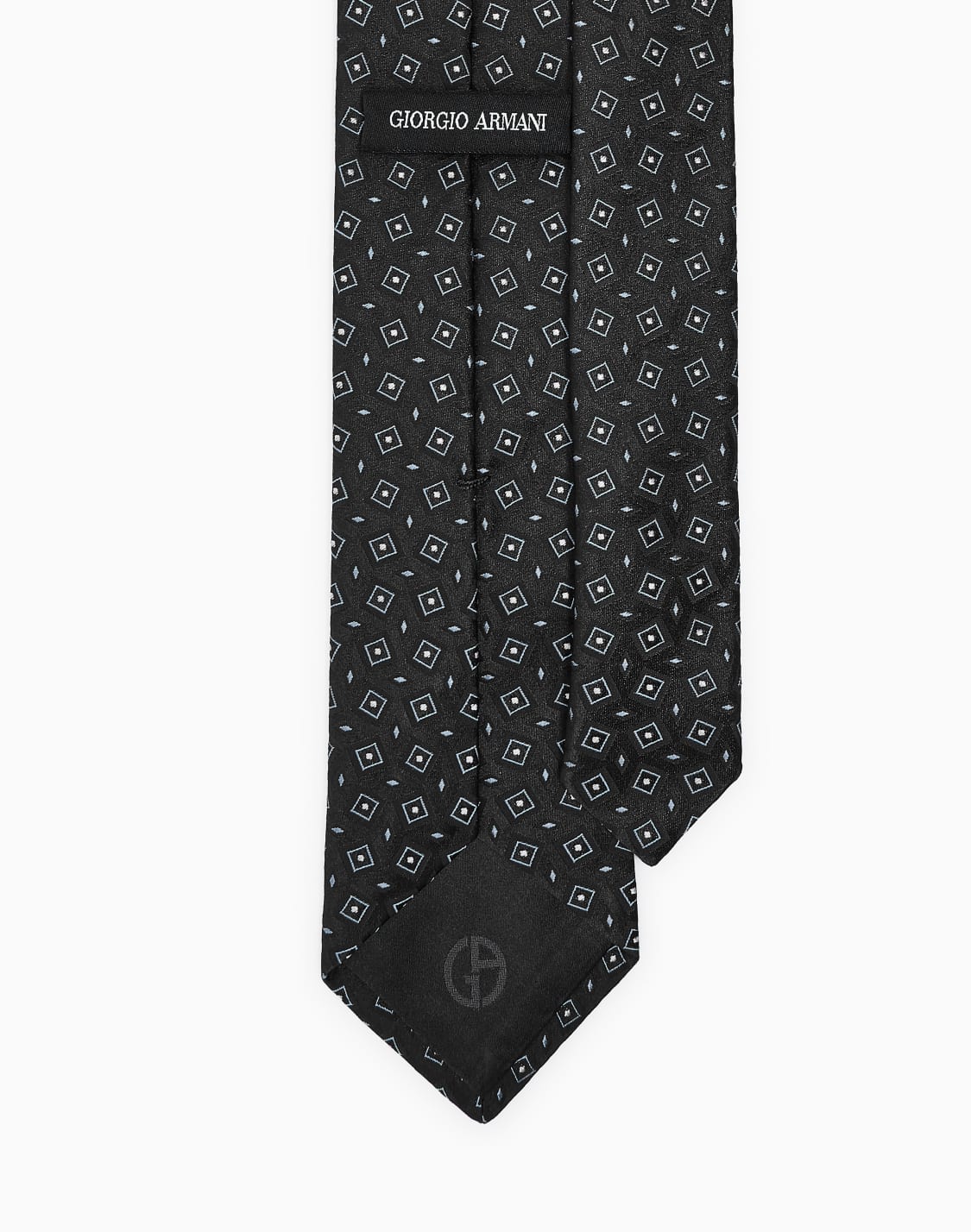krawatte-aus-seiden-jacquard-mit-geometrischem-muster-schwarz--giorgio-armani