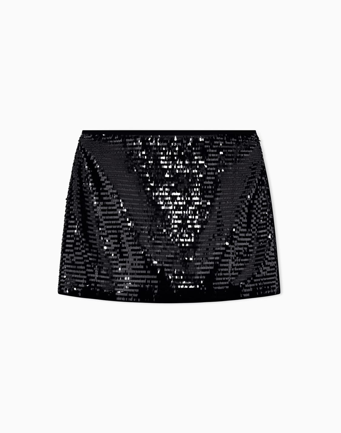 short-skirts-black--armani-exchange