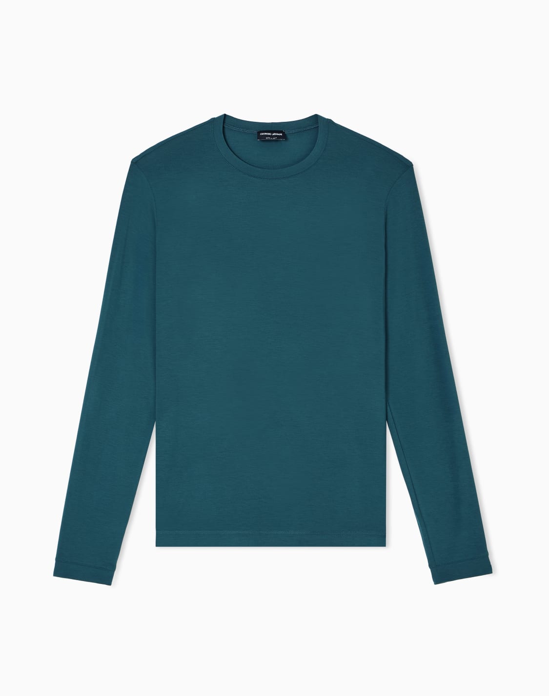 stretch-viscose-jersey-jumper-with-crew-neck-and-long-sleeves-green--giorgio-armani