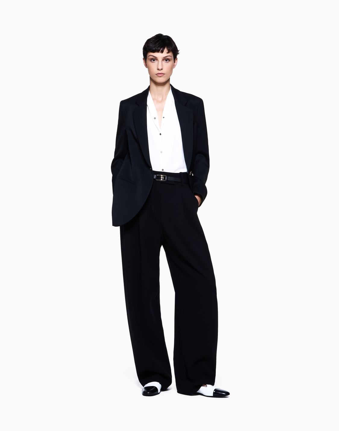 top-in-tripla-georgette-di-seta-asv-bianco--giorgio-armani