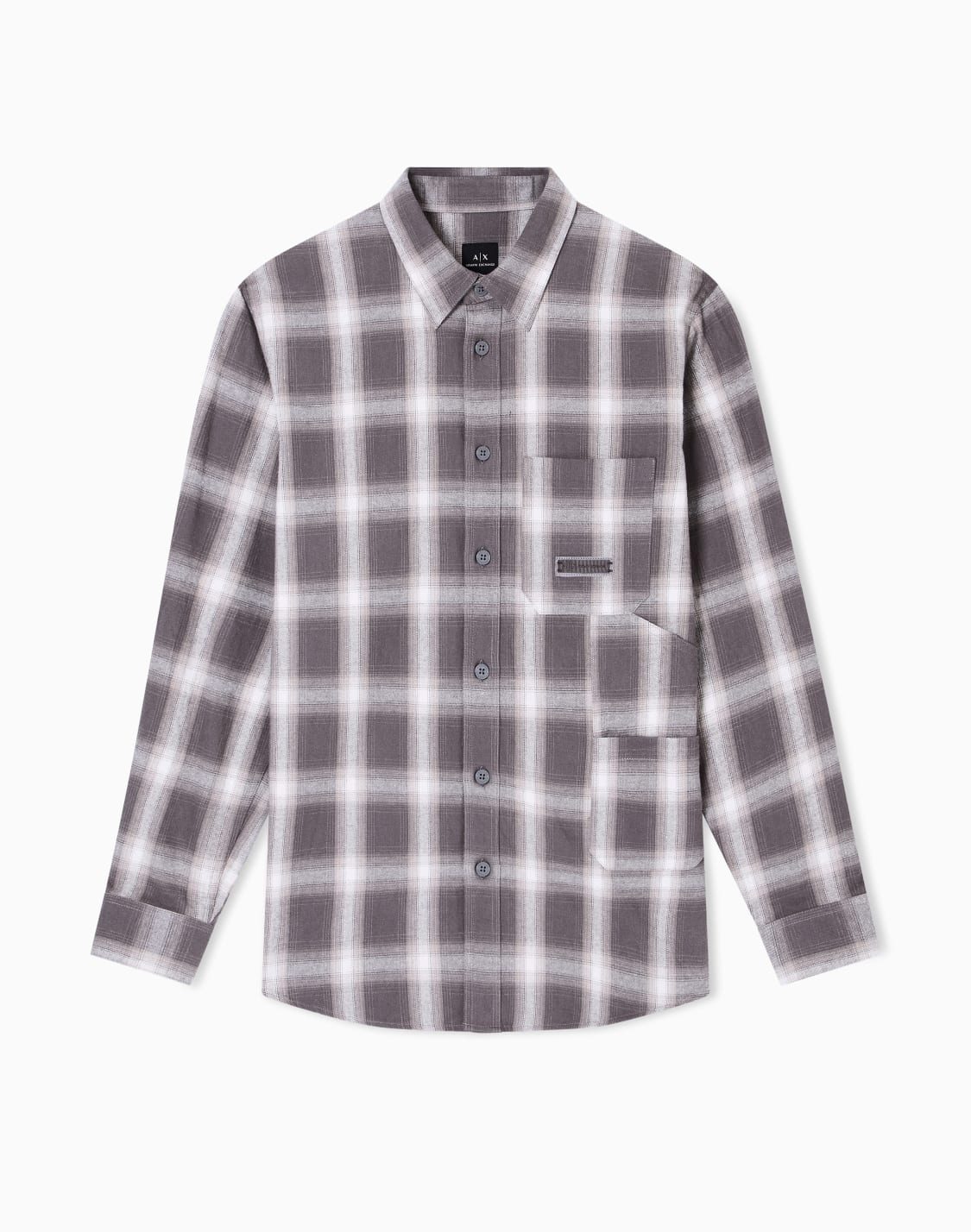 regular-fit-check-pattern-shirt-brown--armani-exchange