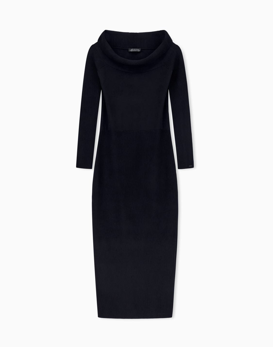 long-dresses-black--armani-exchange