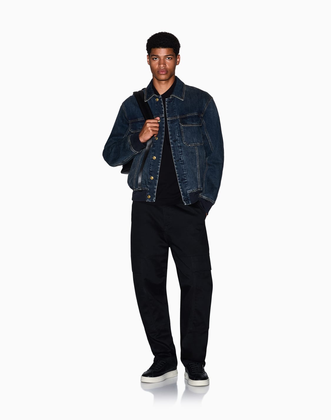 polo-shirts-black--armani-exchange