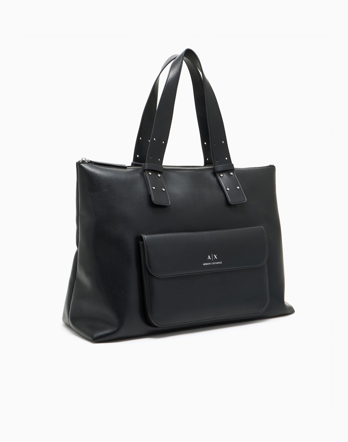 handtasche-mit-auentasche-schwarz--armani-exchange