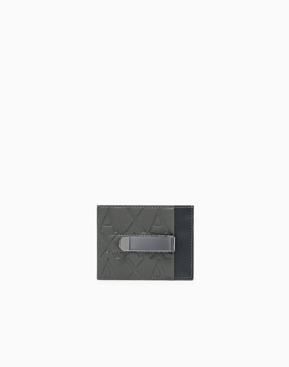 asv-card-holder-with-money-clip-green--armani-exchange