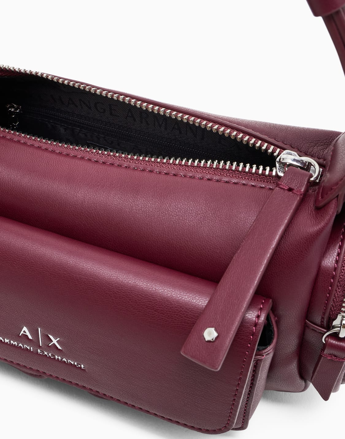 Large shoulder bag with ASV logo detail