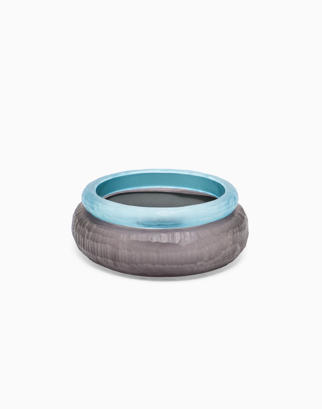 lot-de-2-bracelets-rigides-rainurs-gris--emporio-armani